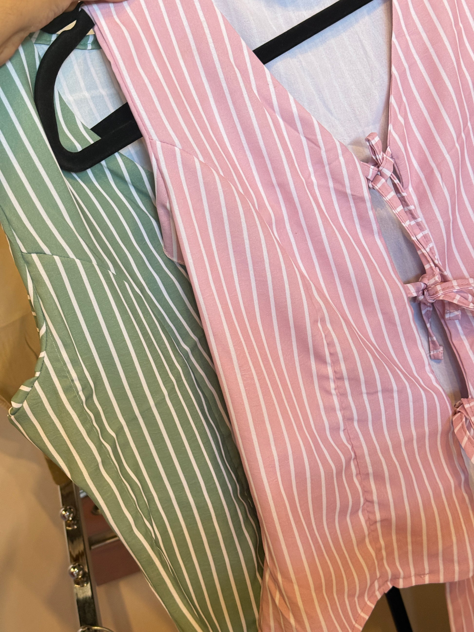 JS conjunto jaretas rayado