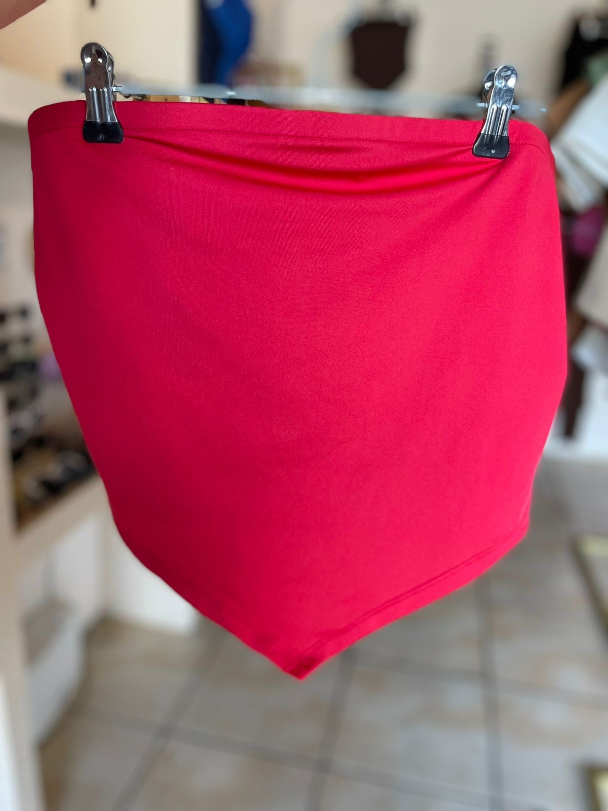 Top strapless vaquera
