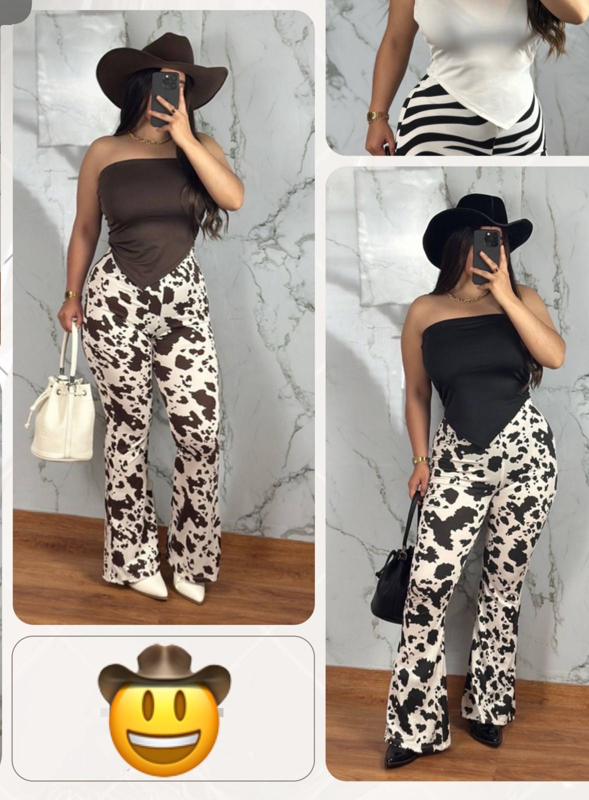 Top strapless vaquera