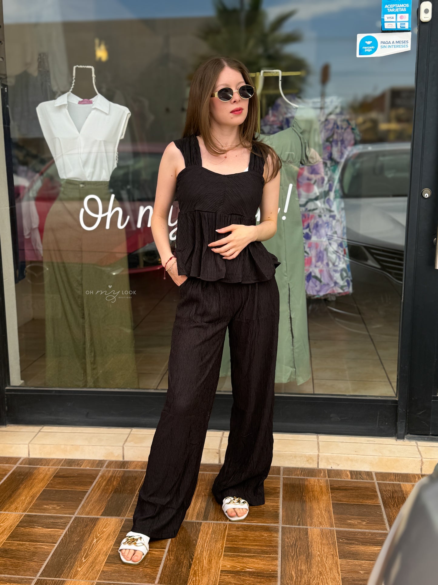 AF-102 conjunto blusa y pantalón 12332