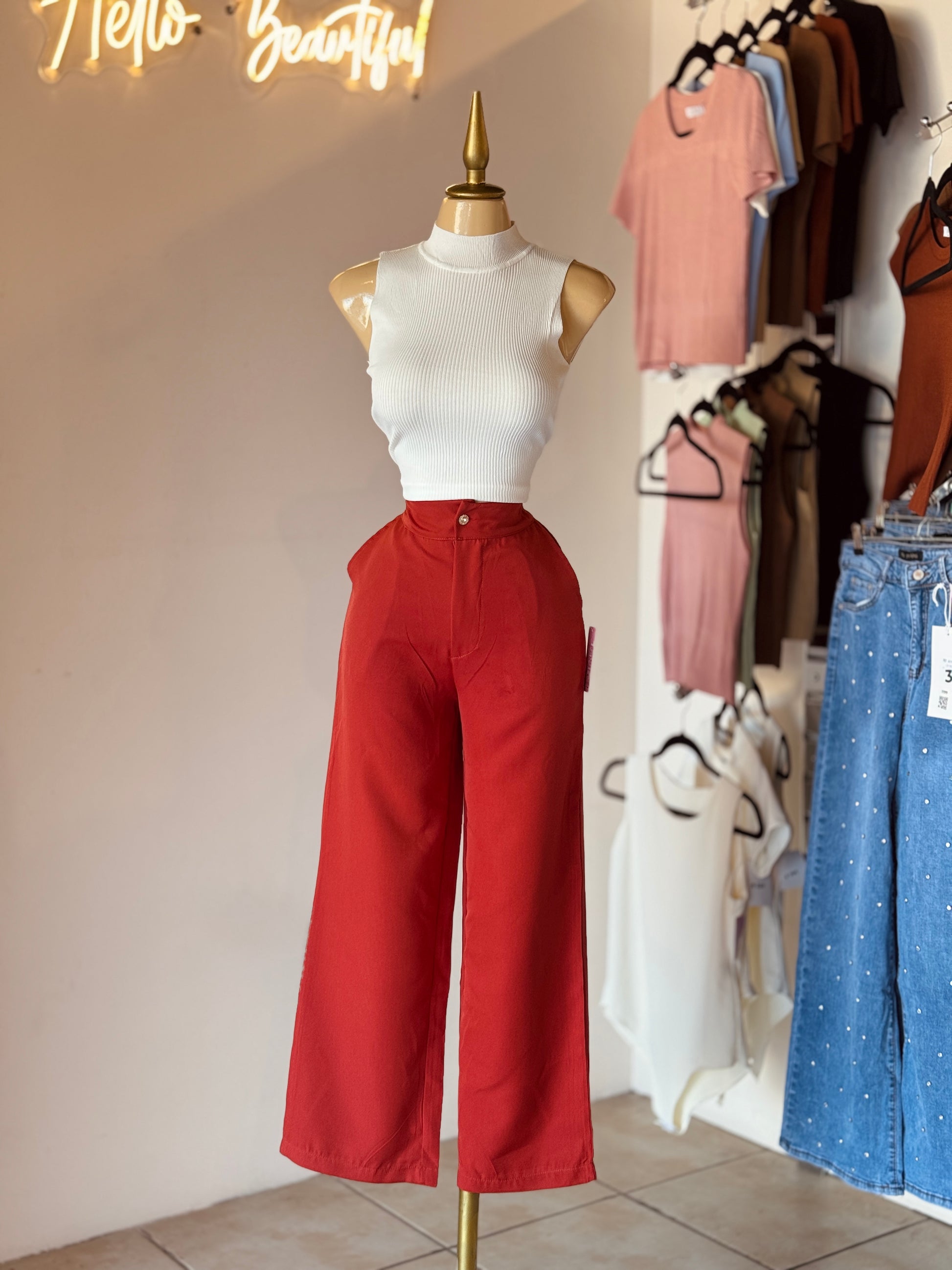 Pantalón Recto de Vestir