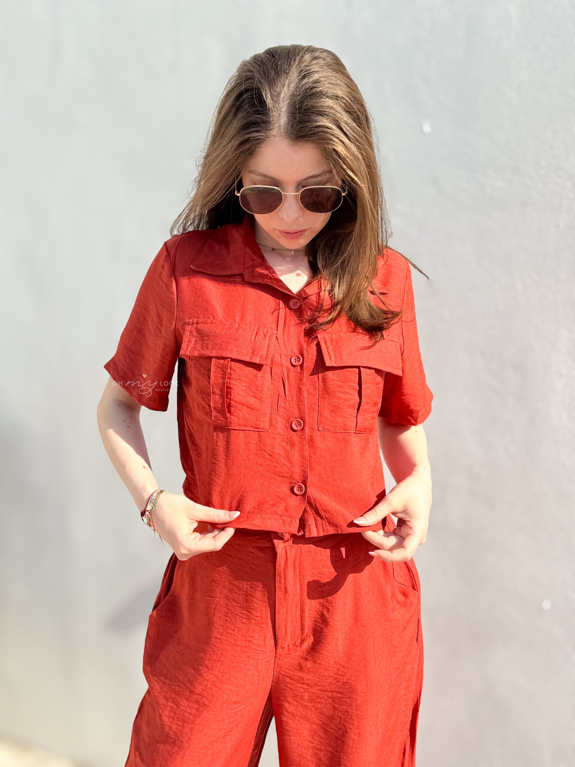 AF-100 conjunto camisa cargo y pantalón