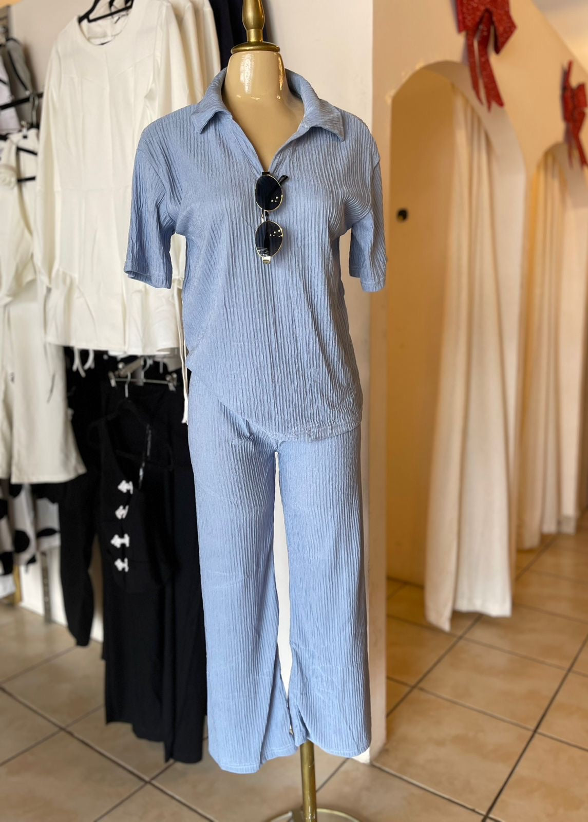 MAQ conjunto playera polo oversize L/XL