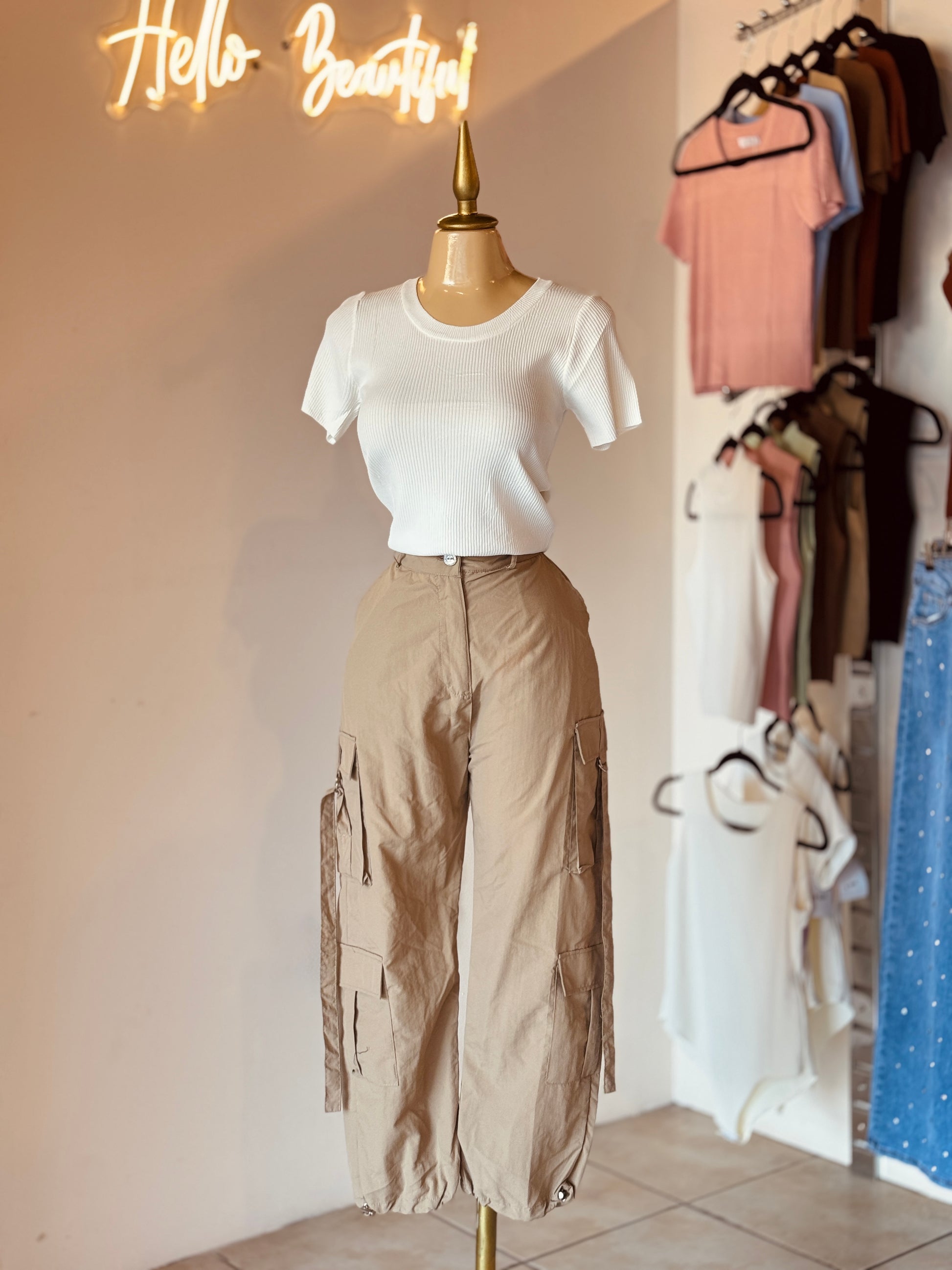 Pantalón Cargo Nylon