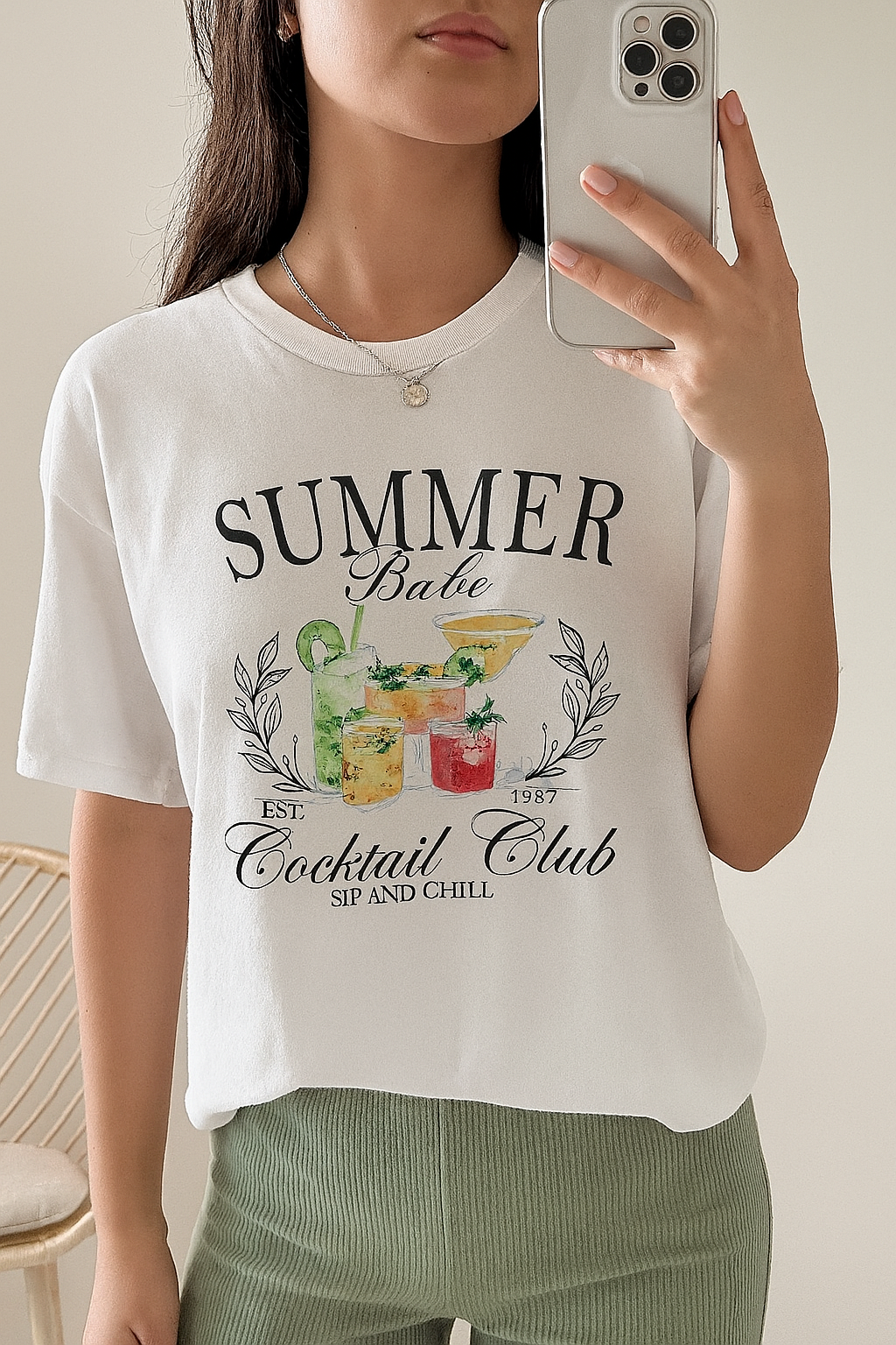 OML playera estampada