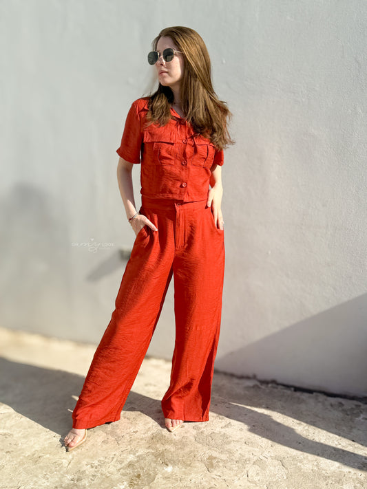 AF-100 conjunto camisa cargo y pantalón