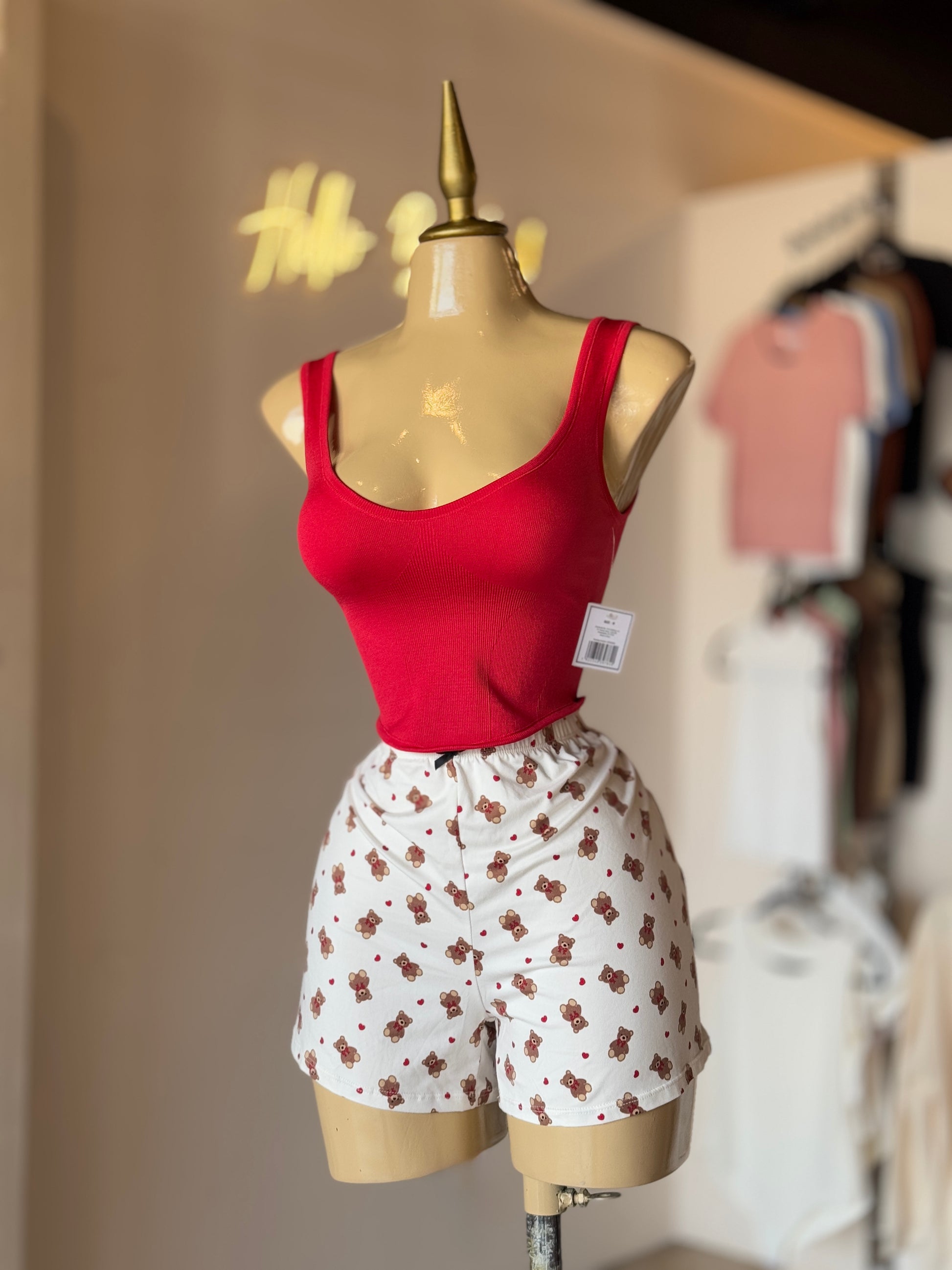 Top Rojo de Licra