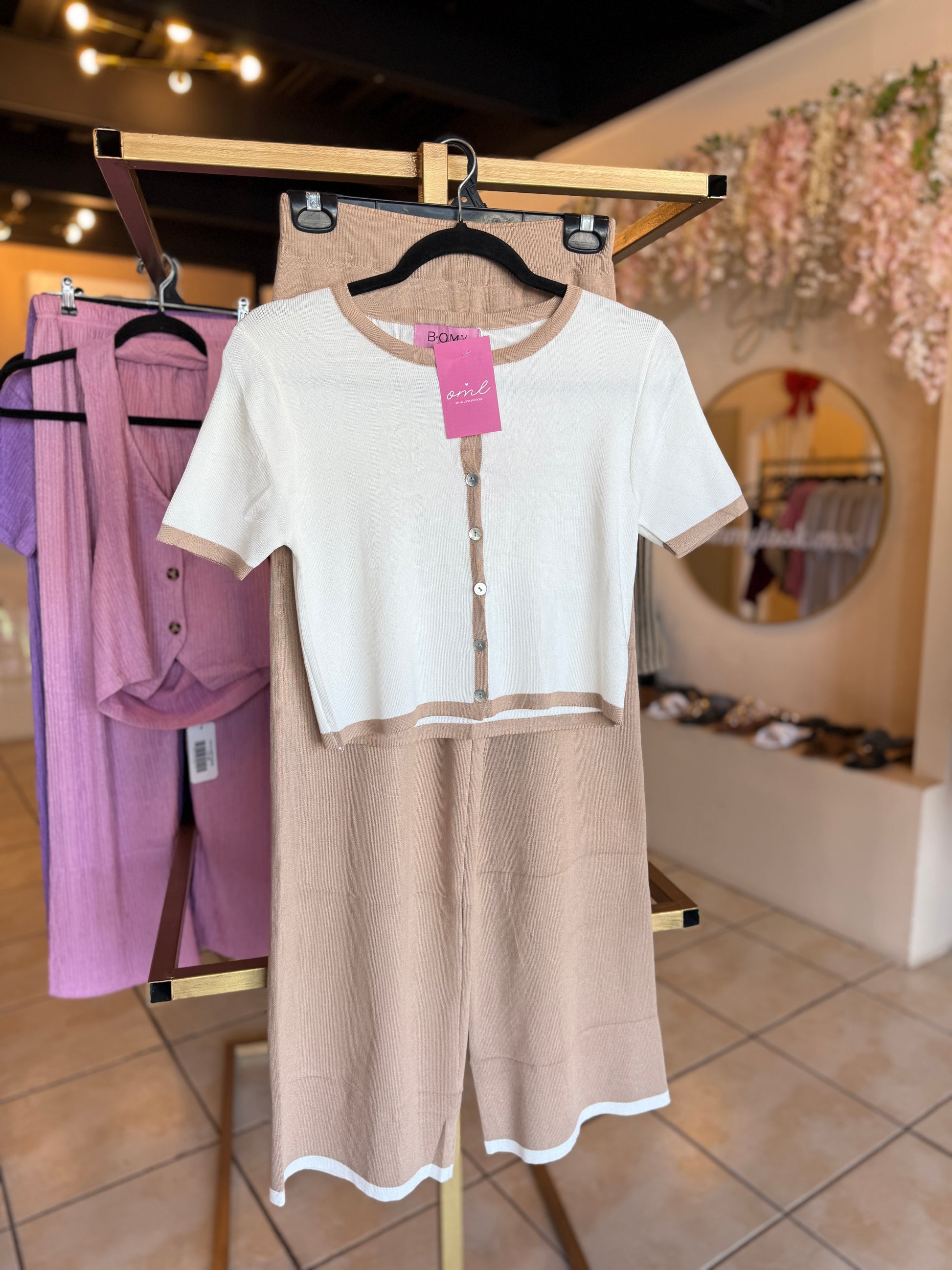 Set blusa botones