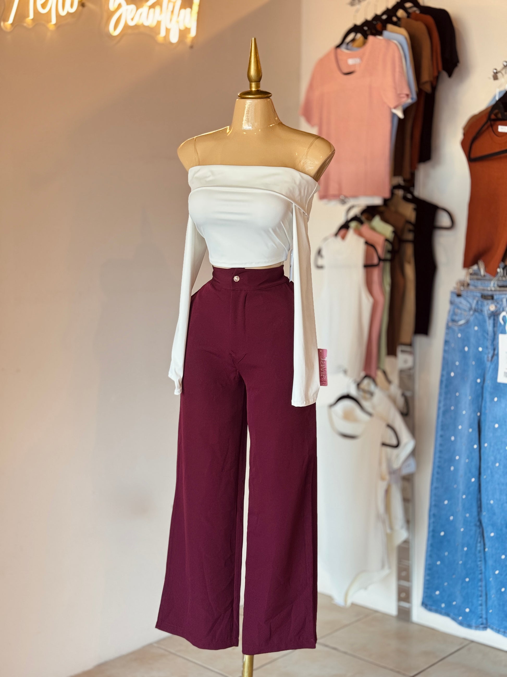 Pantalón Recto de Vestir