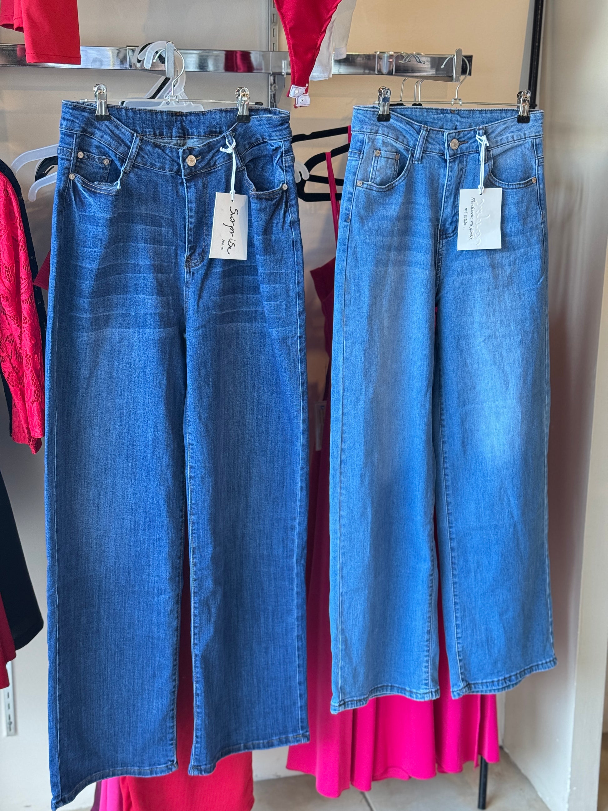 Pantalón Denim Recto