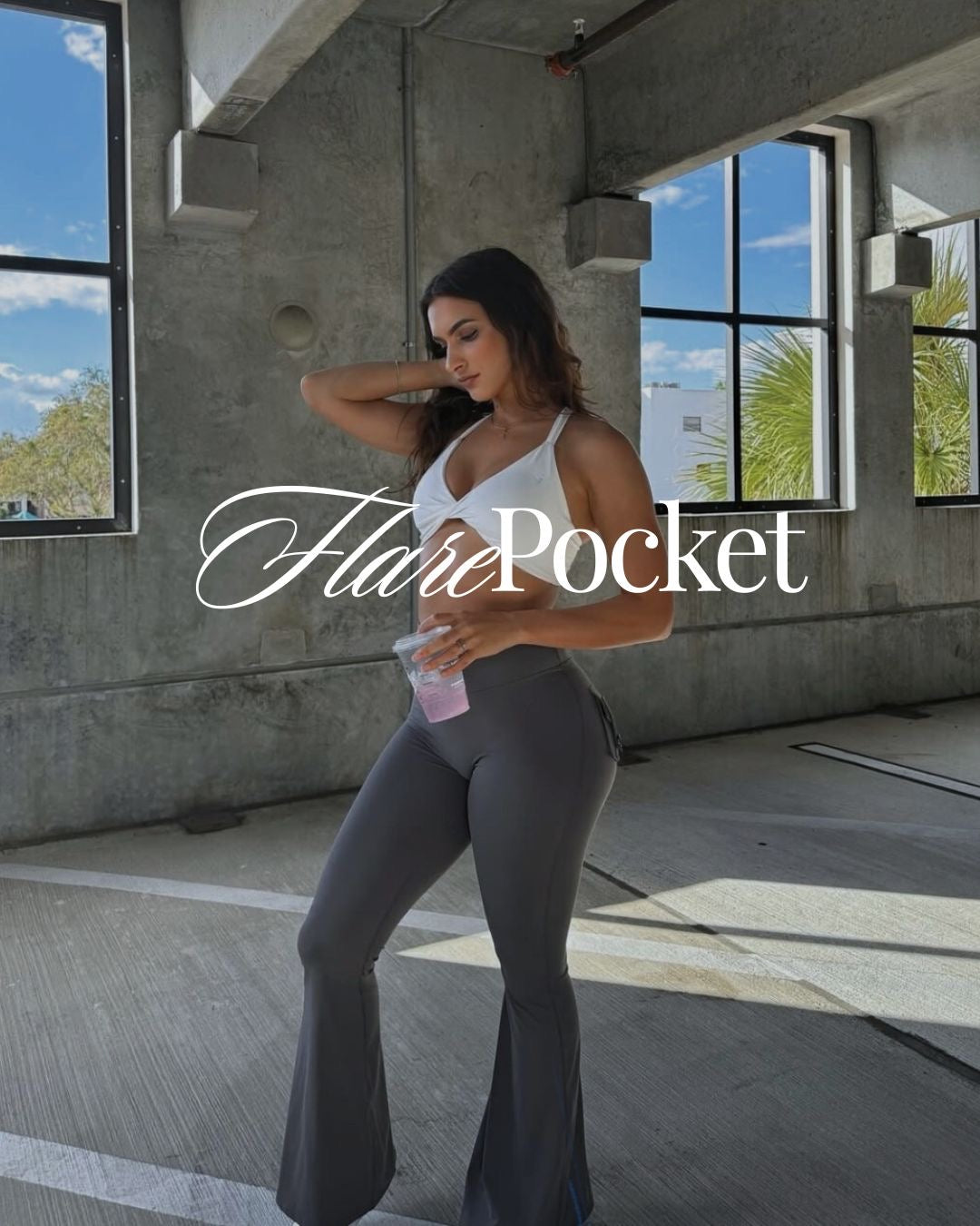 Legging deportivo flare pocket