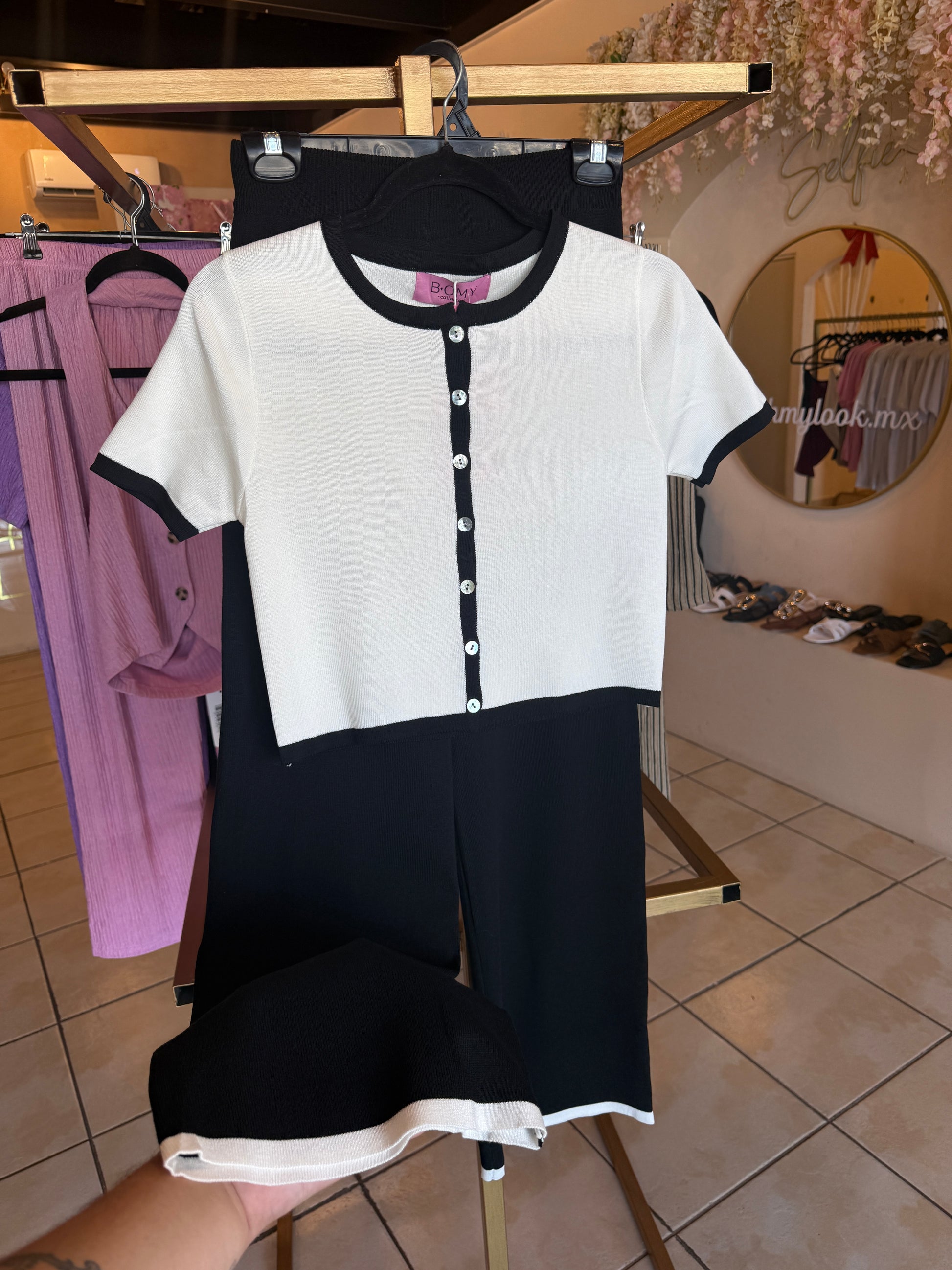 Set blusa botones
