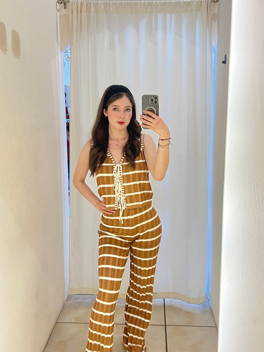 af-07 Set Chaleco + Pantalón Rayas