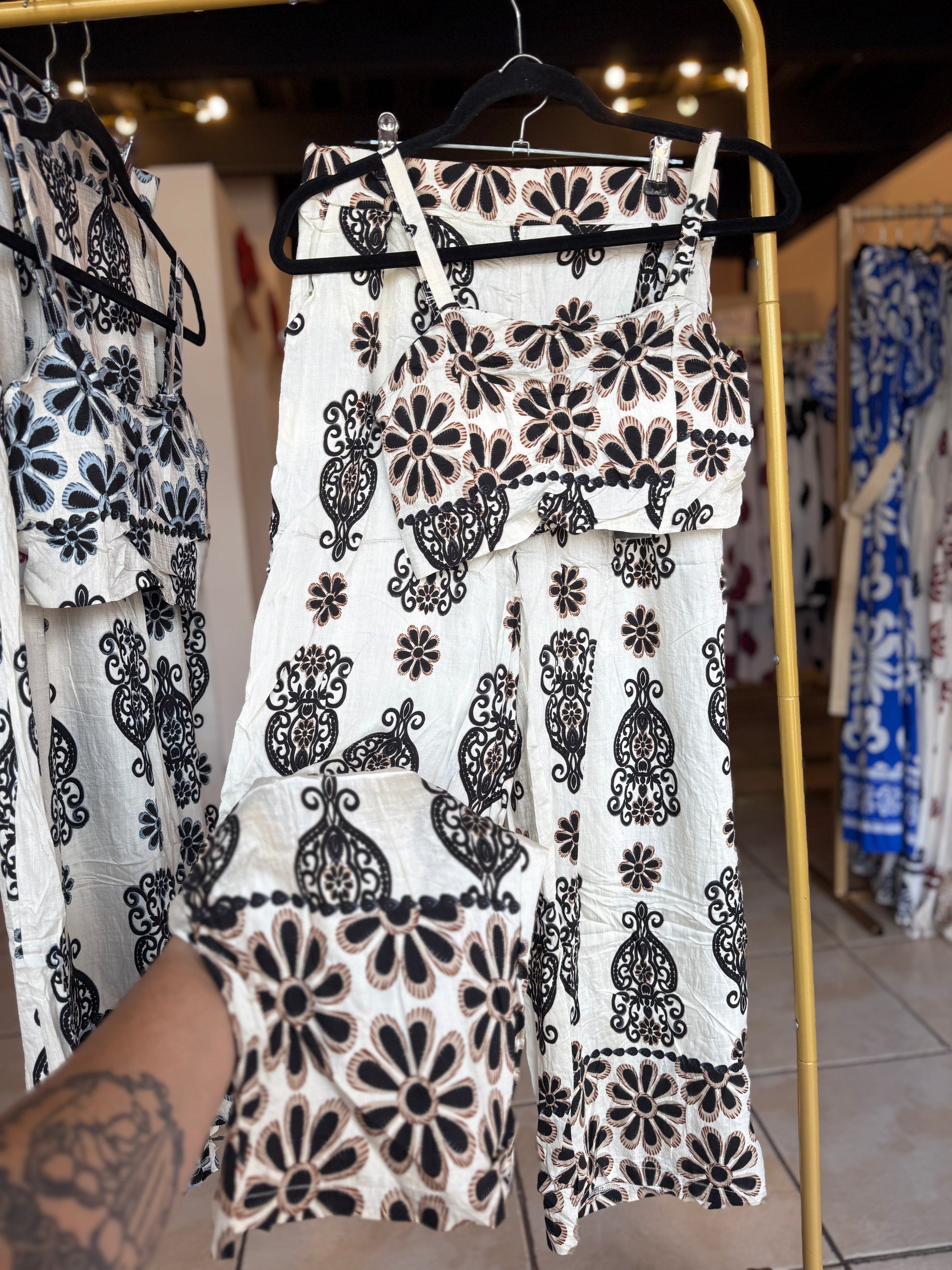 AF Conjunto estampado tirantes