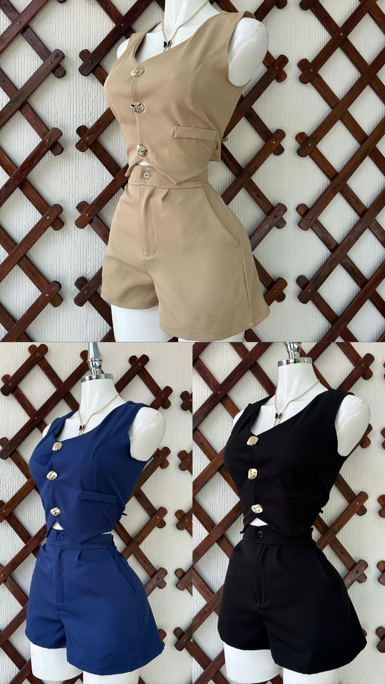 Conjunto chaleco y short