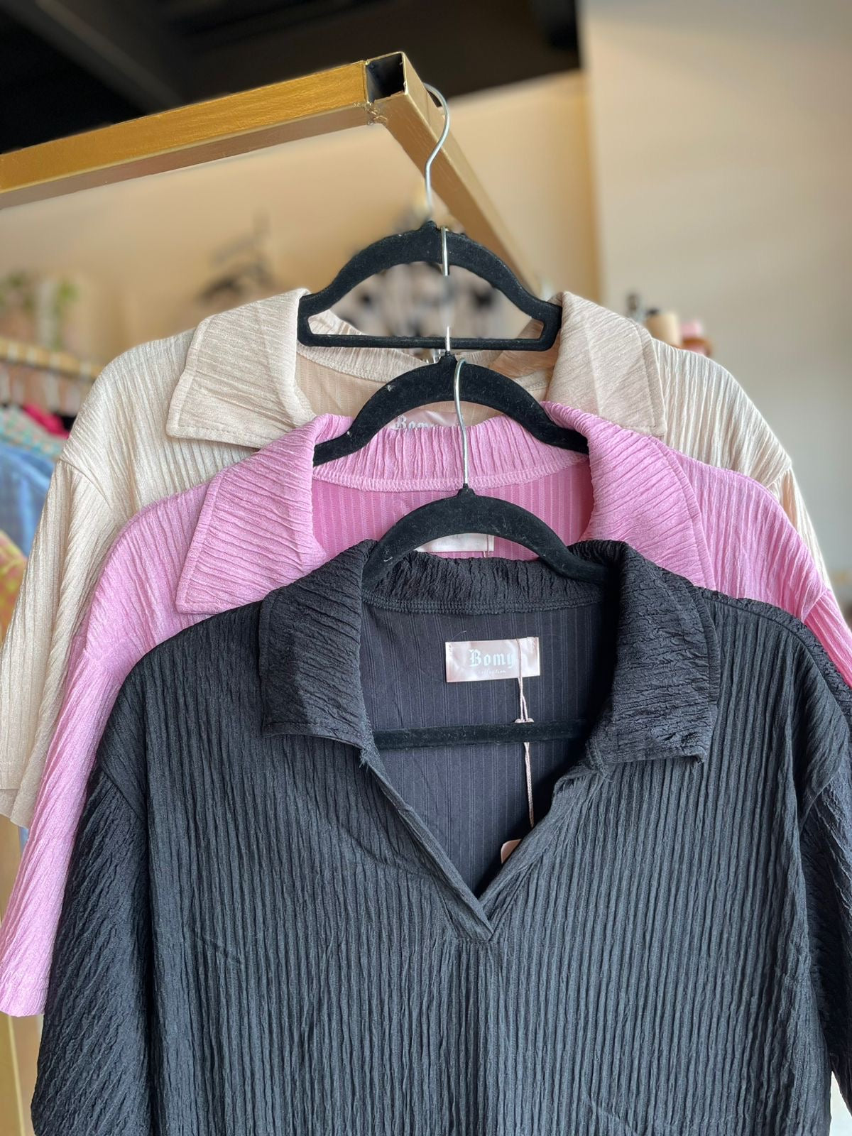 MAQ conjunto playera polo oversize L/XL