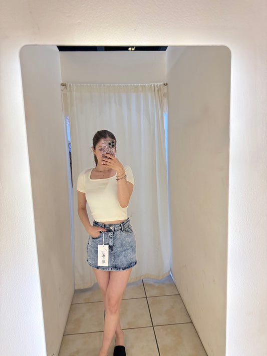 AF-39 short falda liso