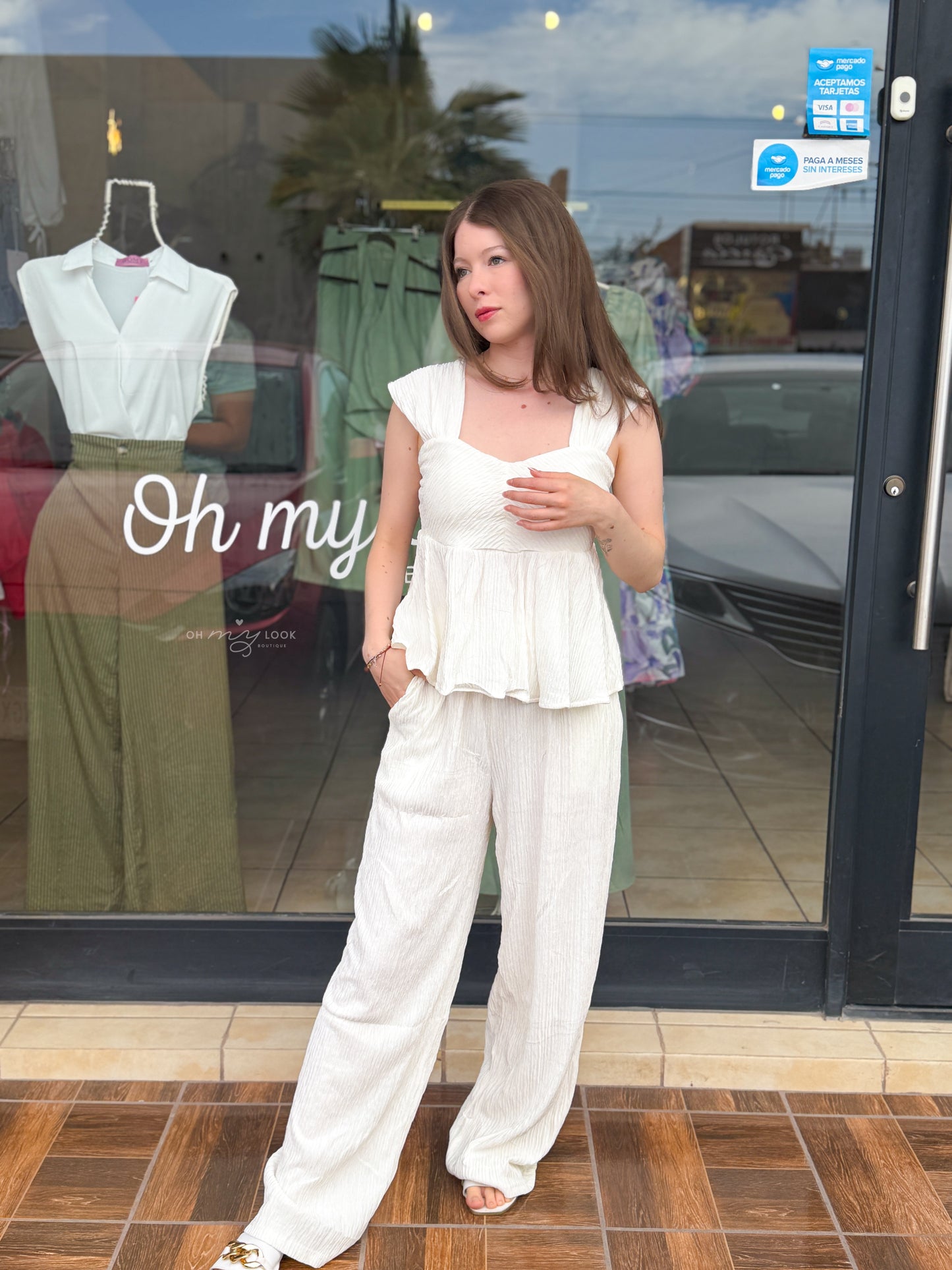 AF-102 conjunto blusa y pantalón 12332