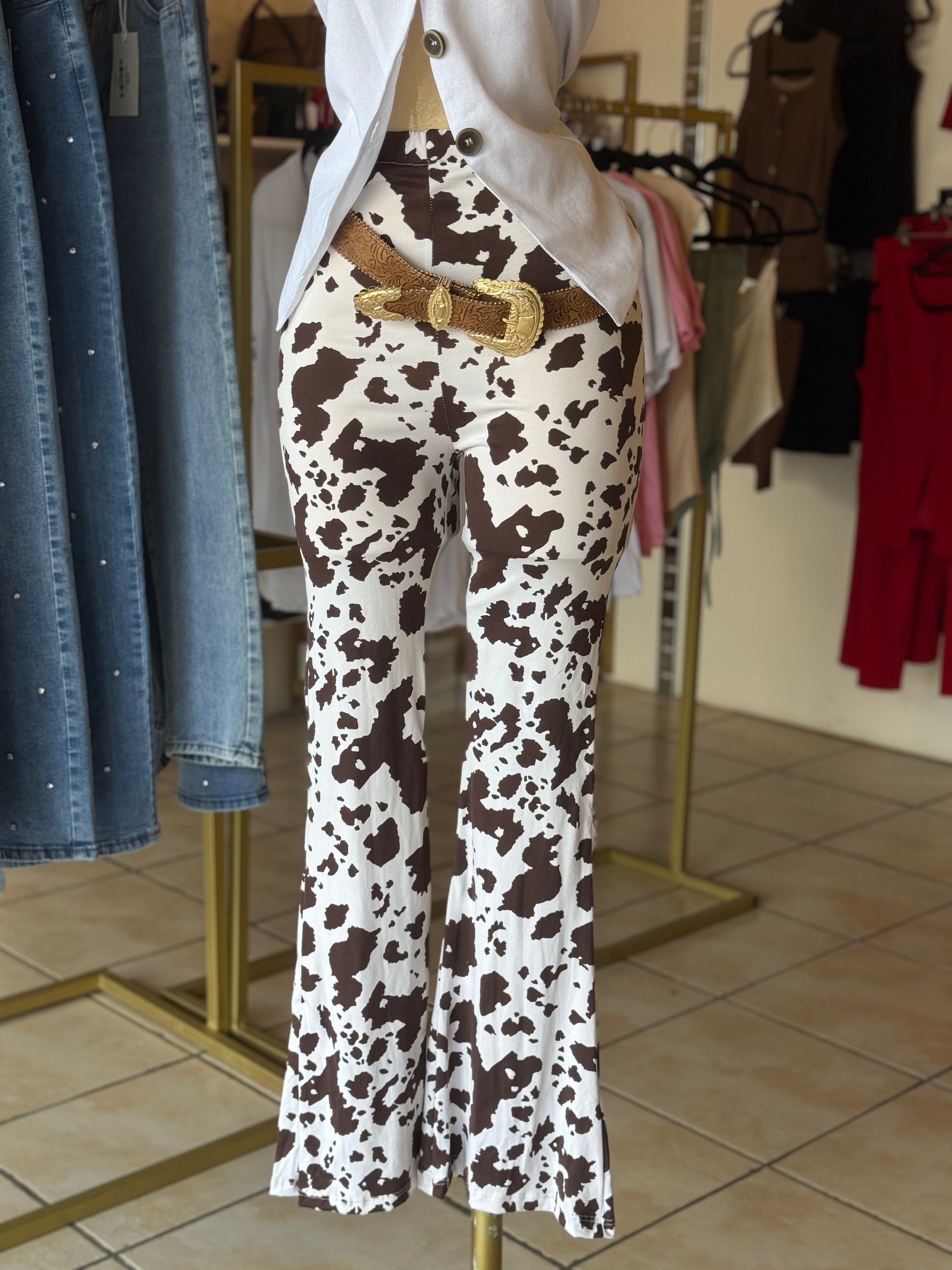 Pantalón flare vaquero