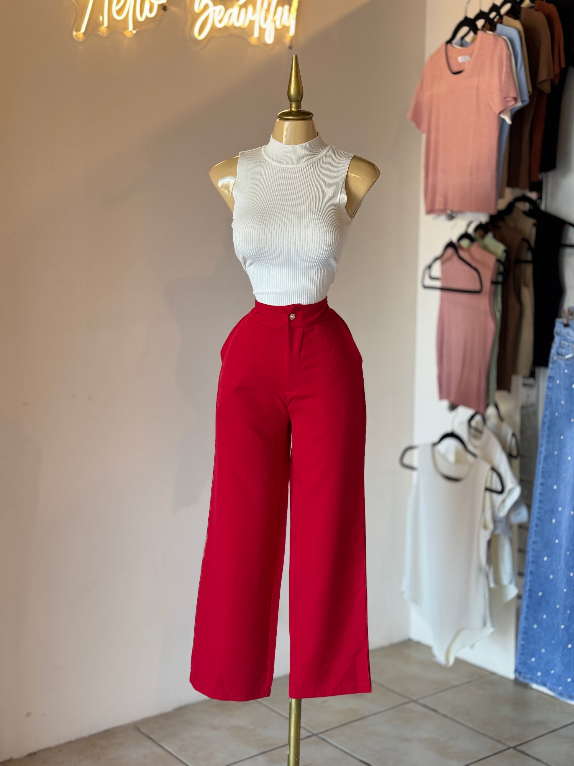 Pantalón Recto de Vestir