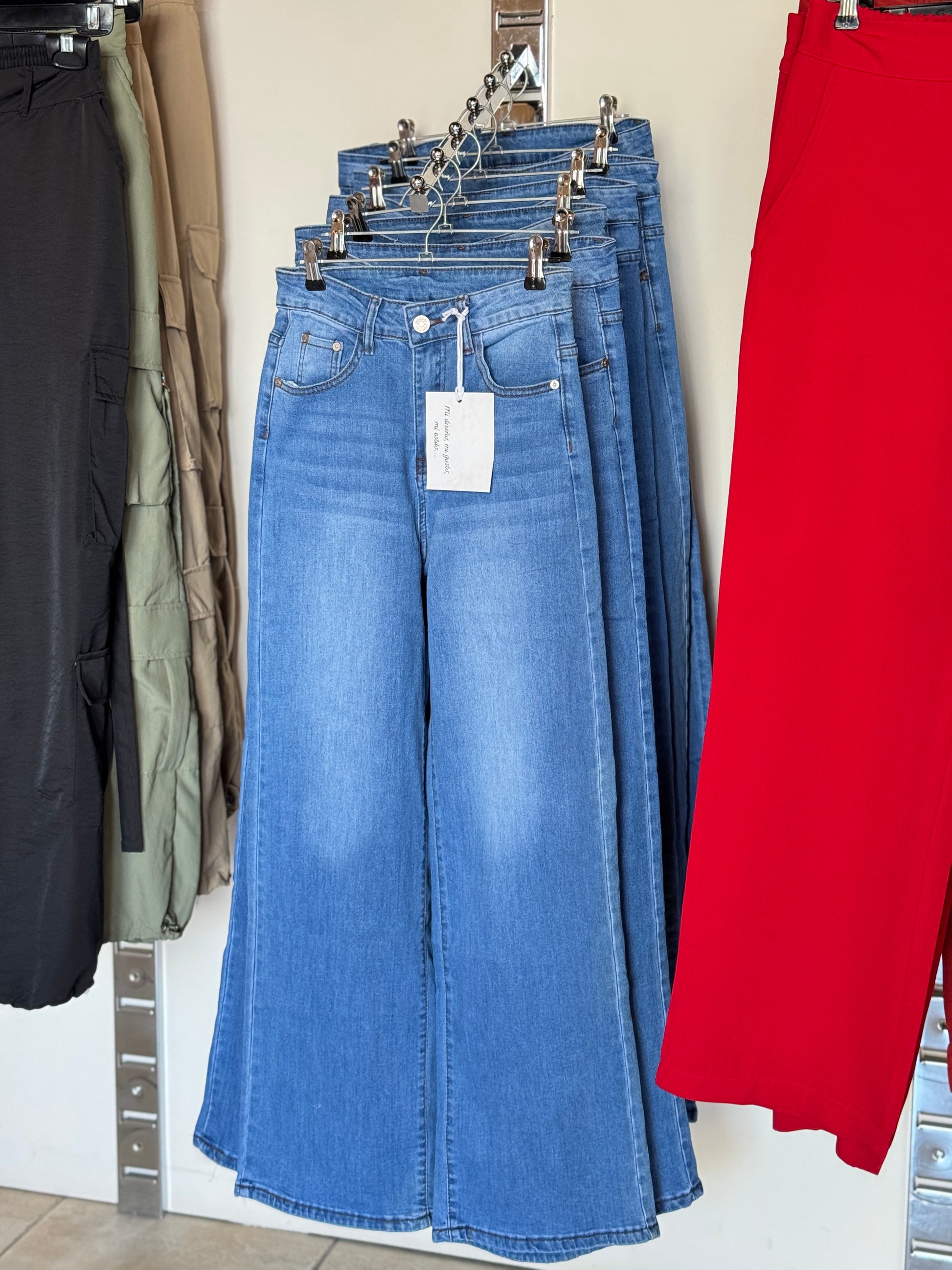Pantalón Denim Recto