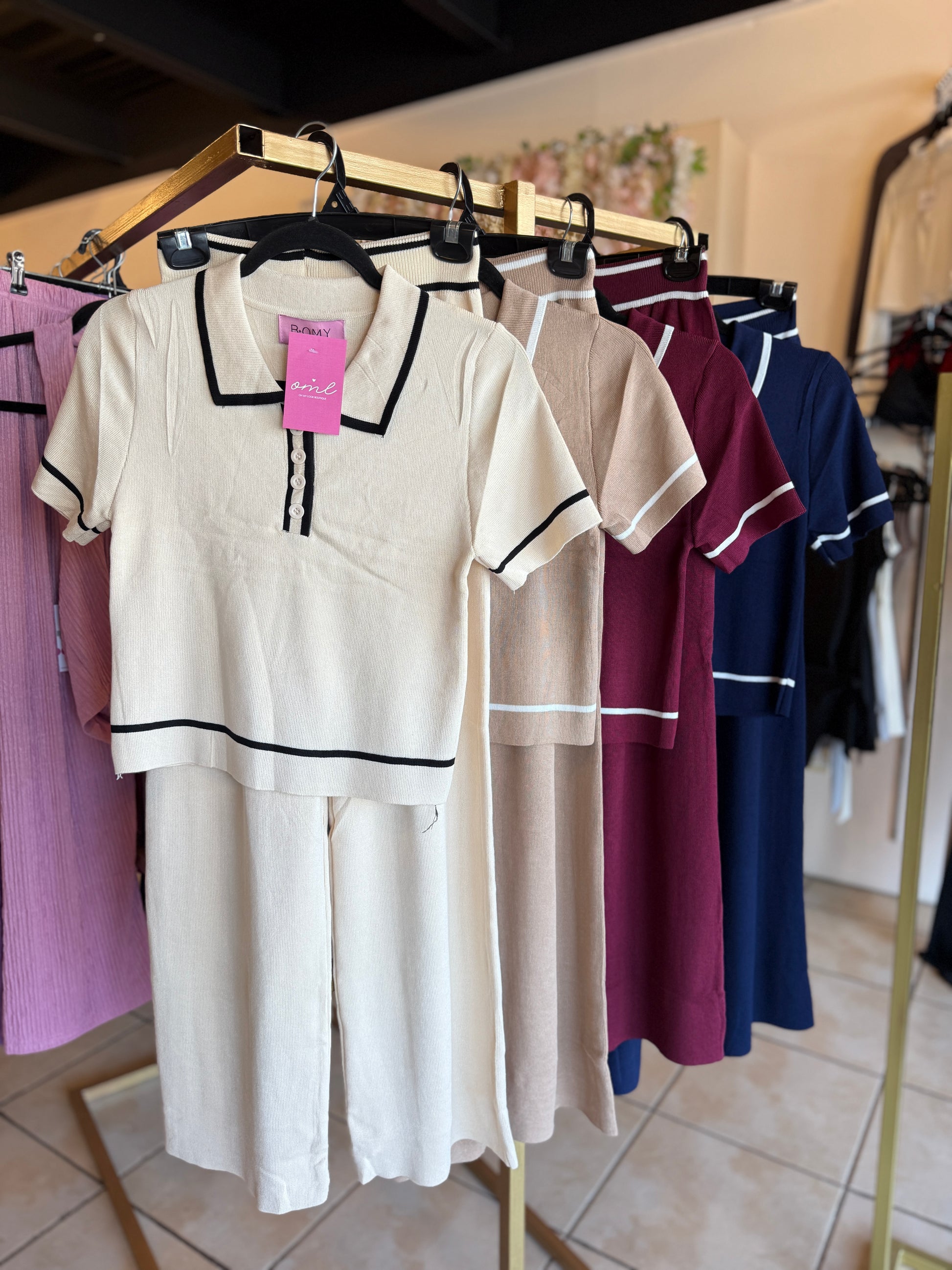 Set polo contraste
