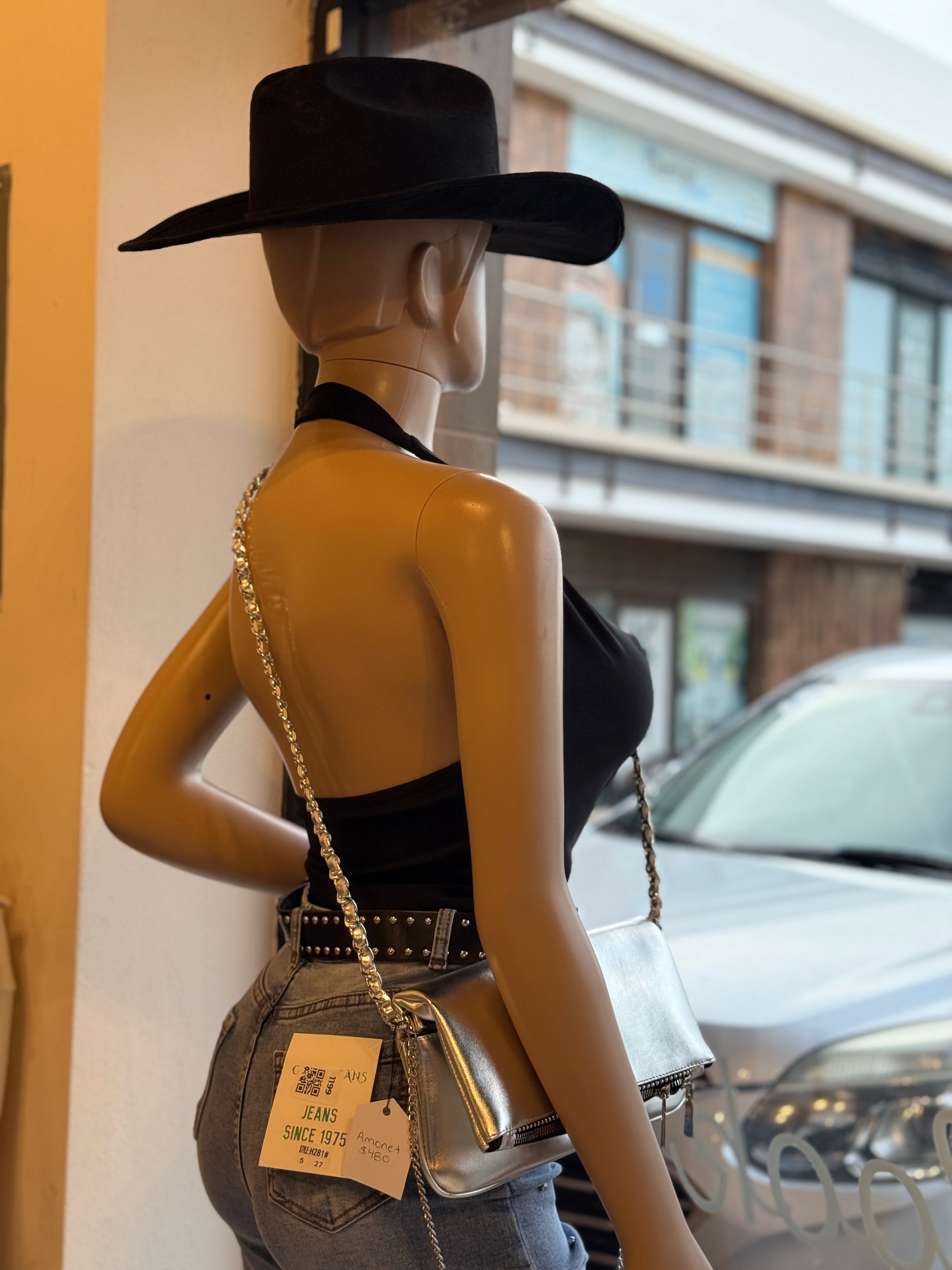 Blusa cuello caído