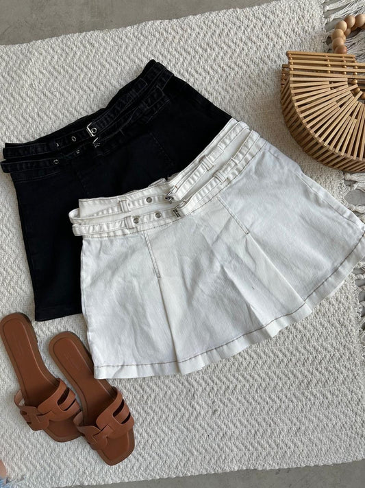 AF-27 short falda doble cinto
