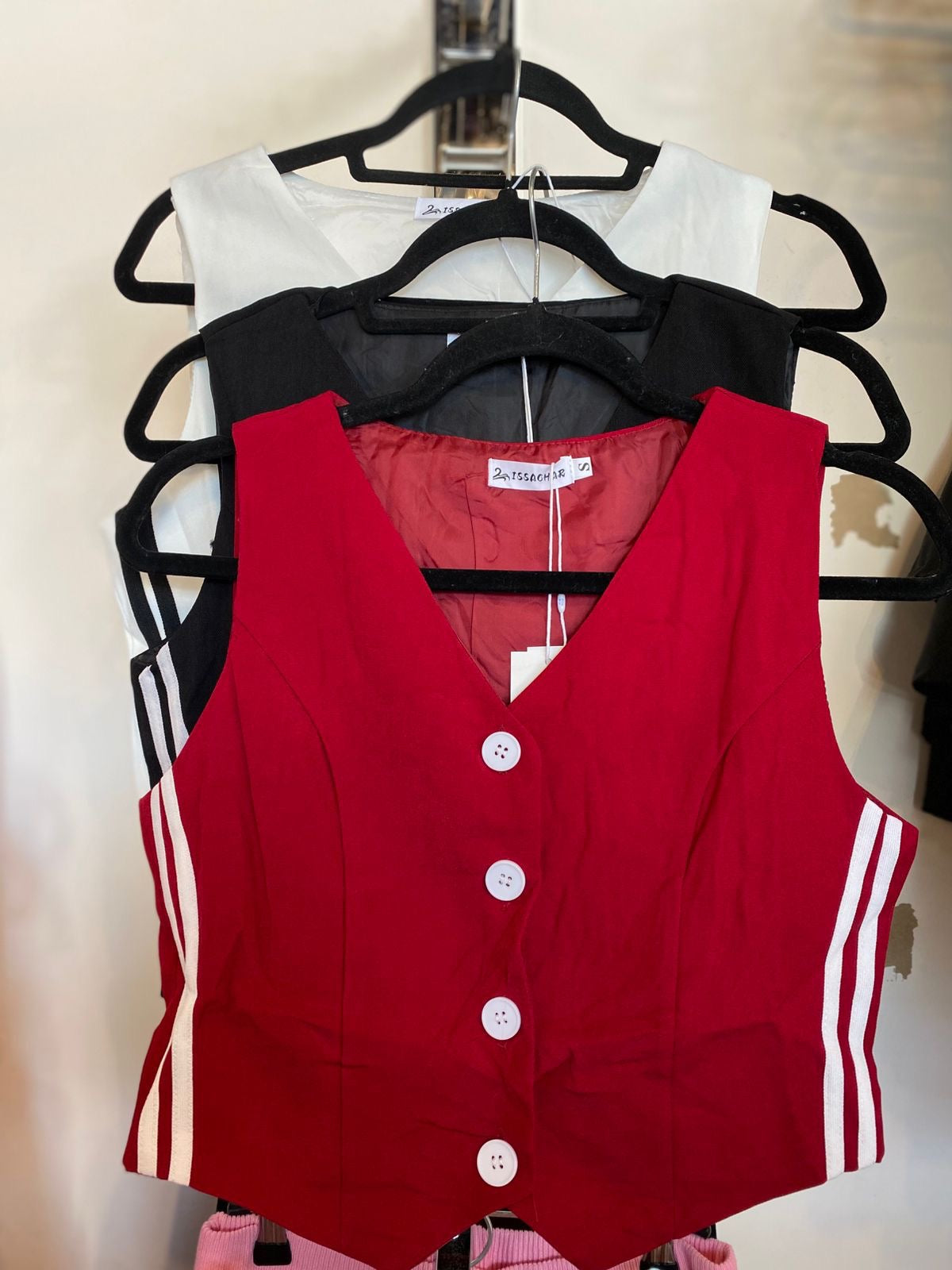 AF Conjunto chaleco con líneas