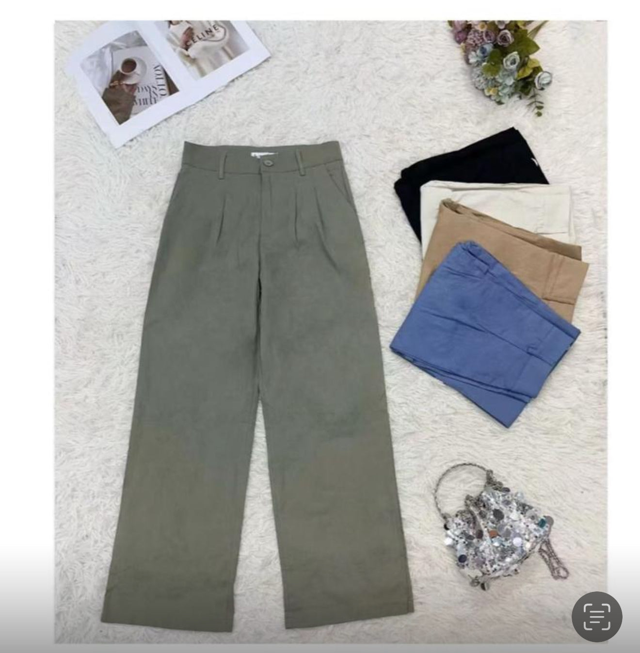 AF-47 pantalón lino con stretch
