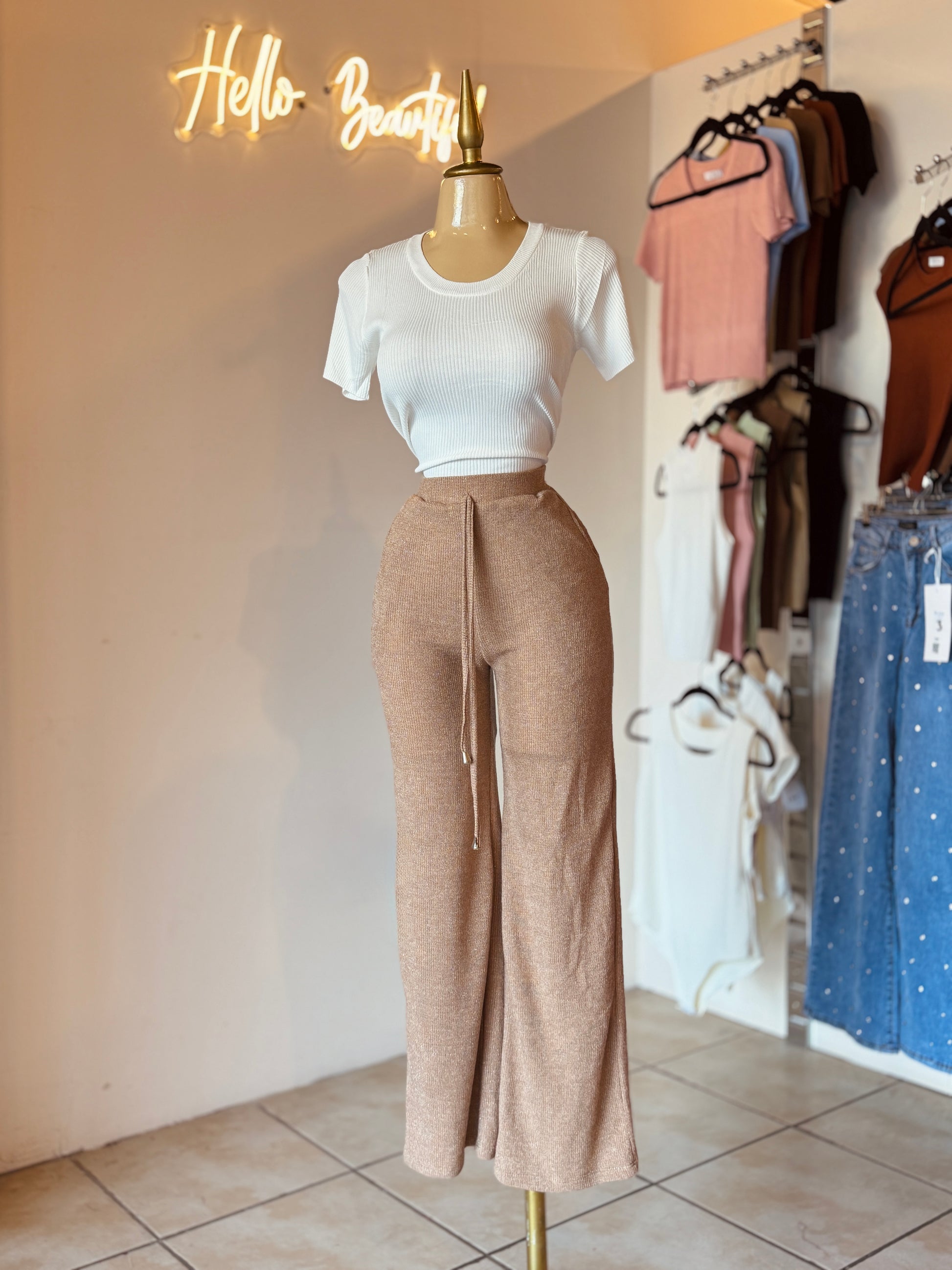 Pantalón Básico Rib