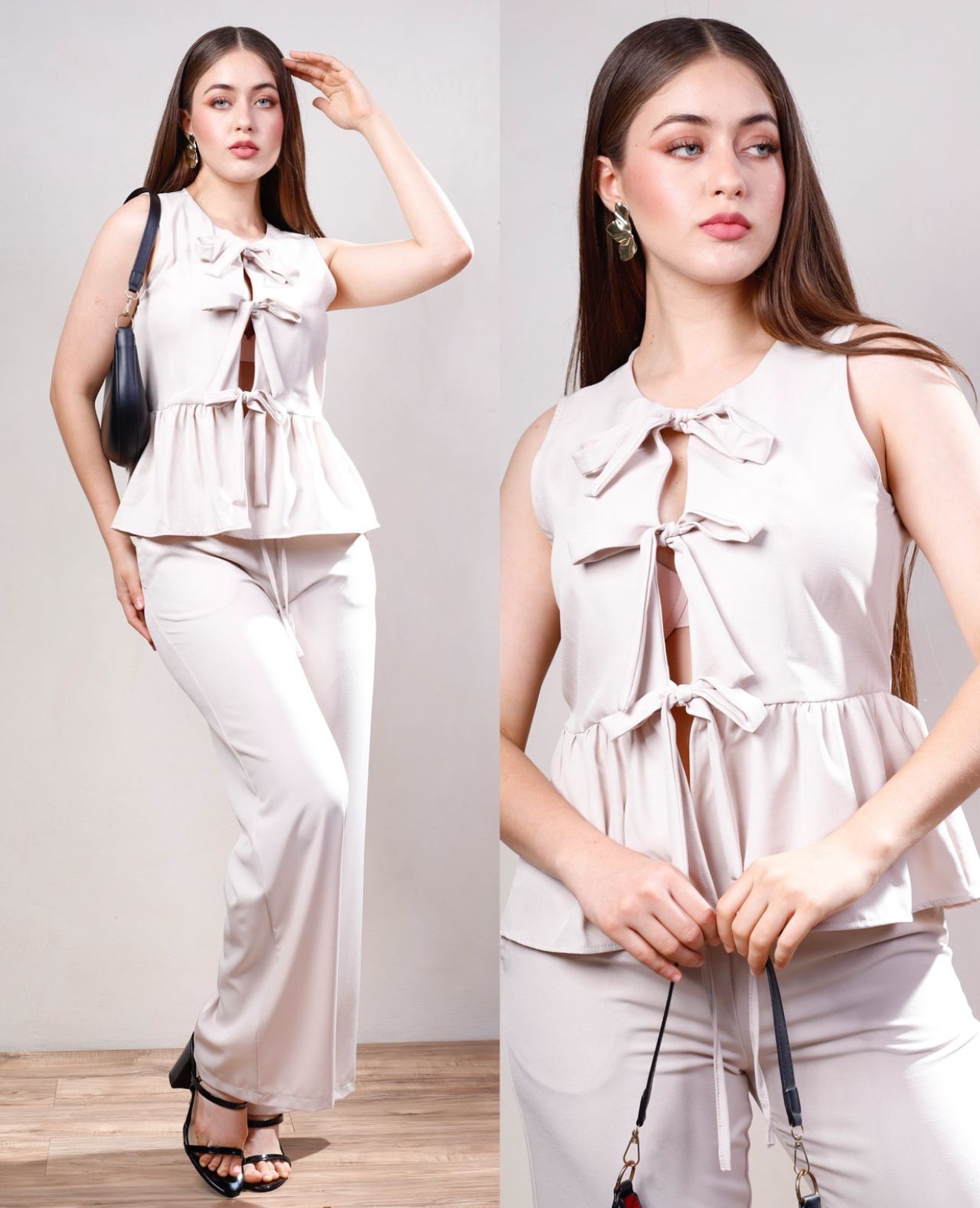 AF conjunto blusa moños