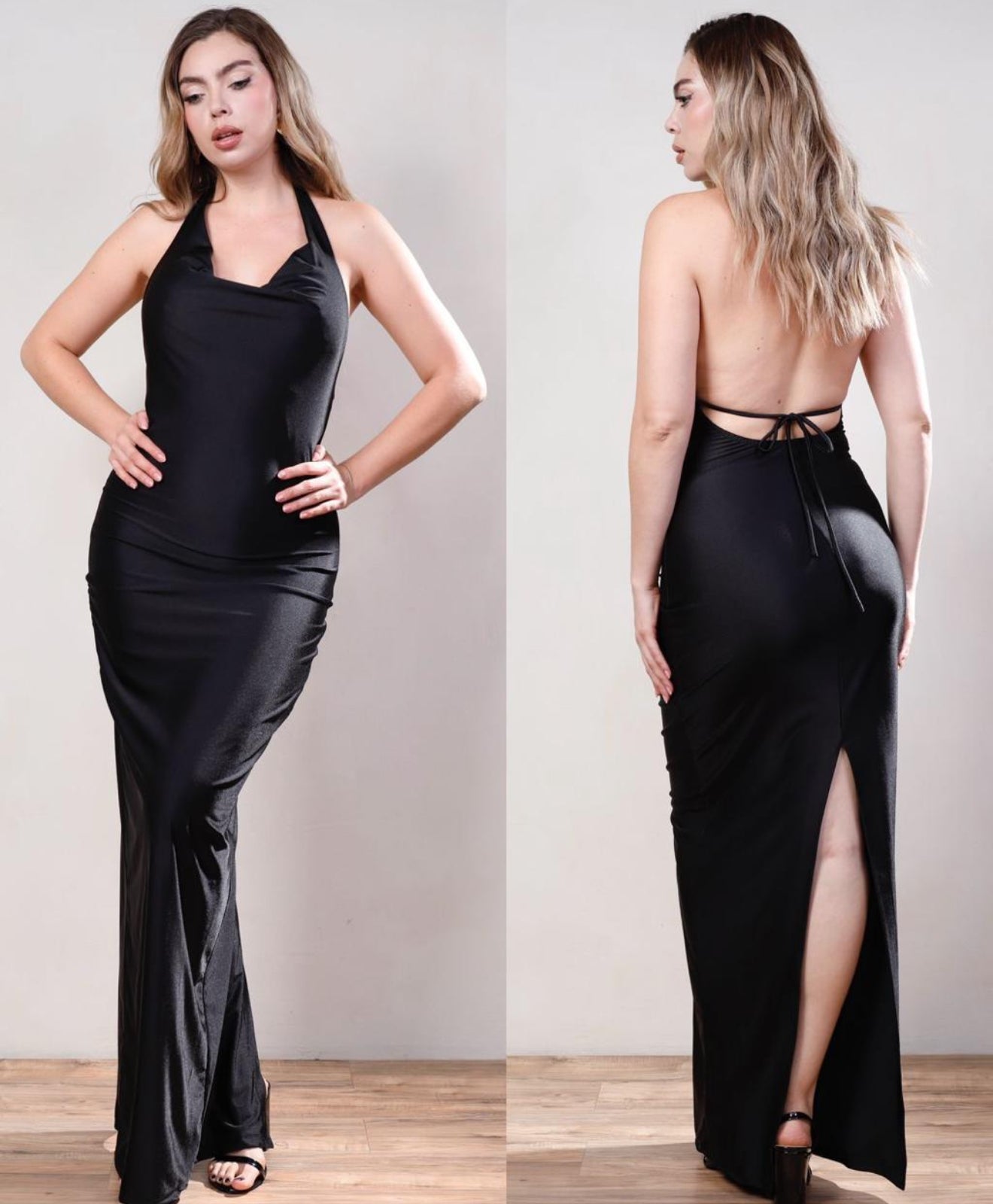 AF Maxivestido halter