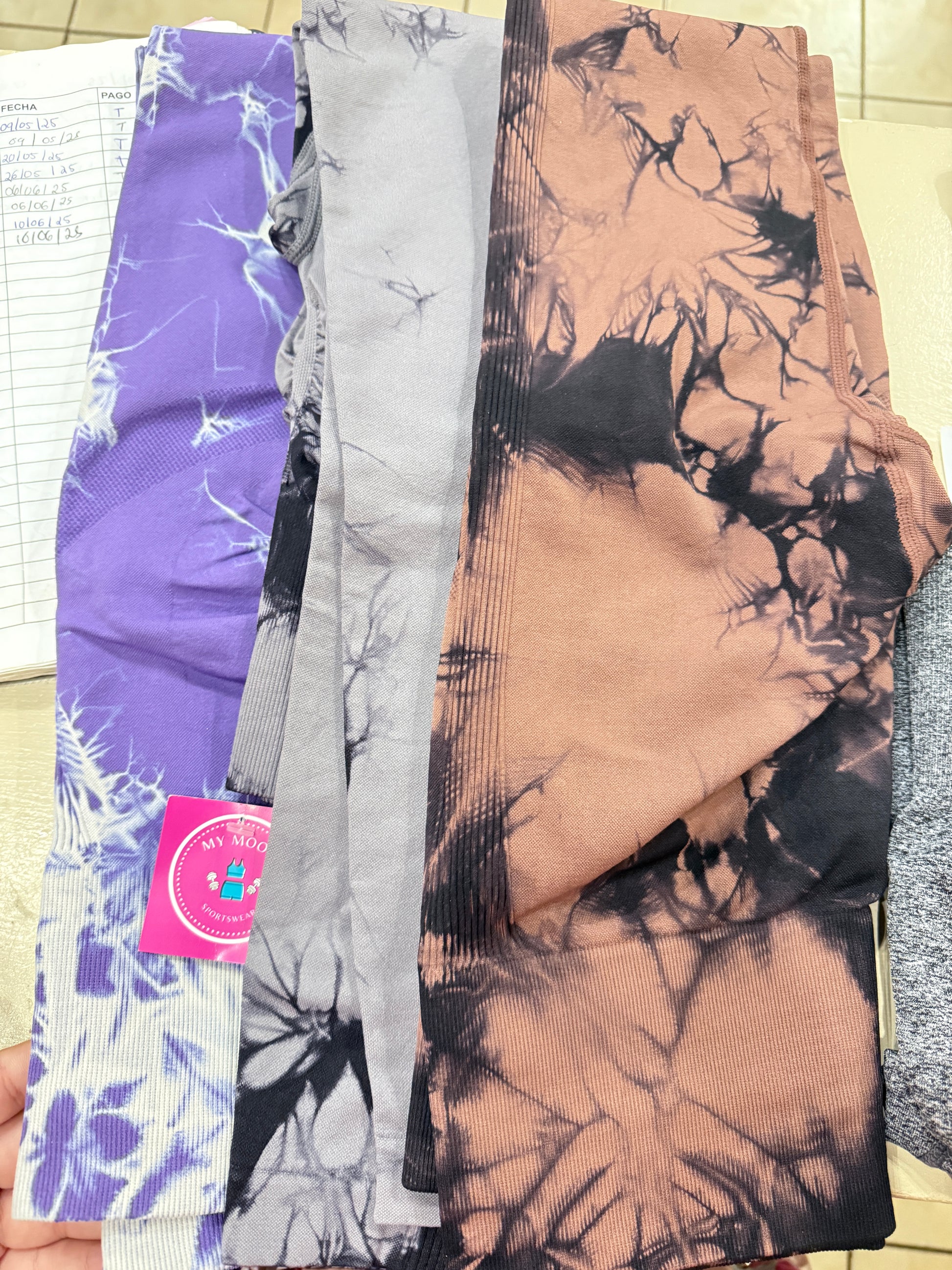 Legging deportivo tie dye