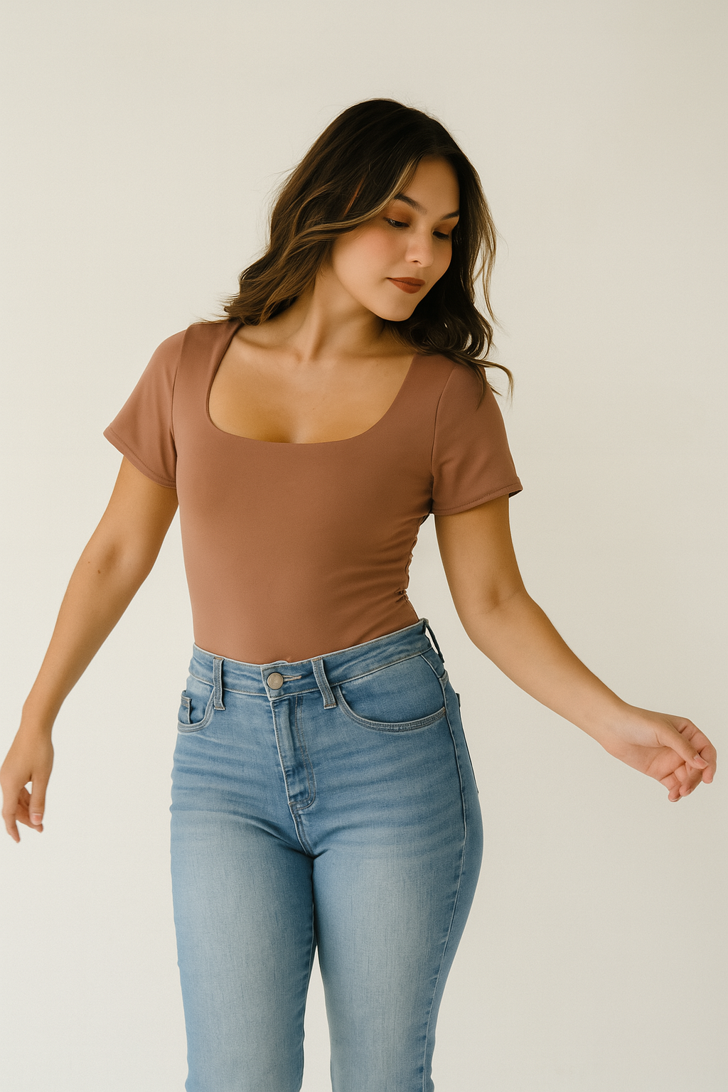 AF pantiblusa con manga básica
