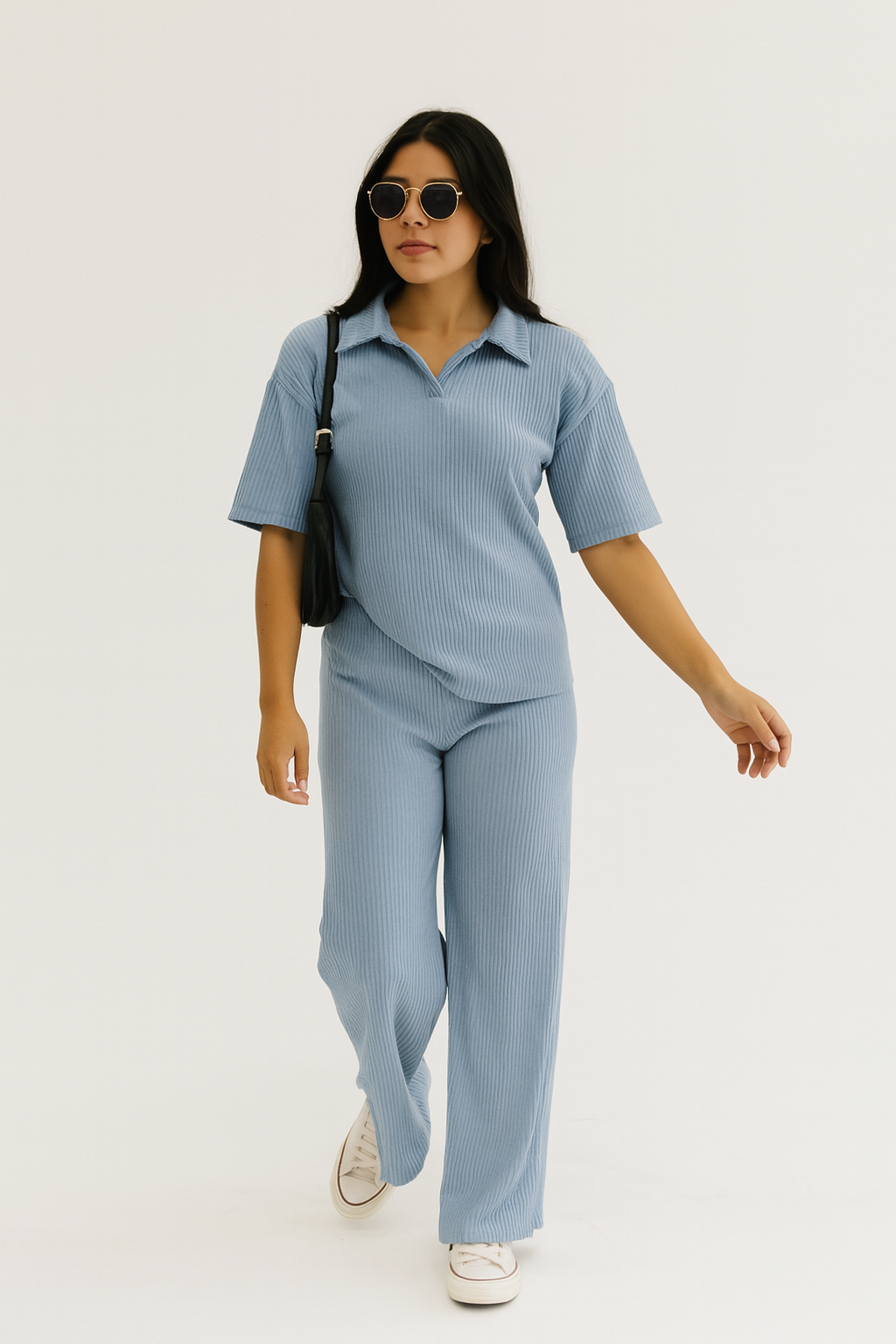 MAQ conjunto playera polo oversize L/XL