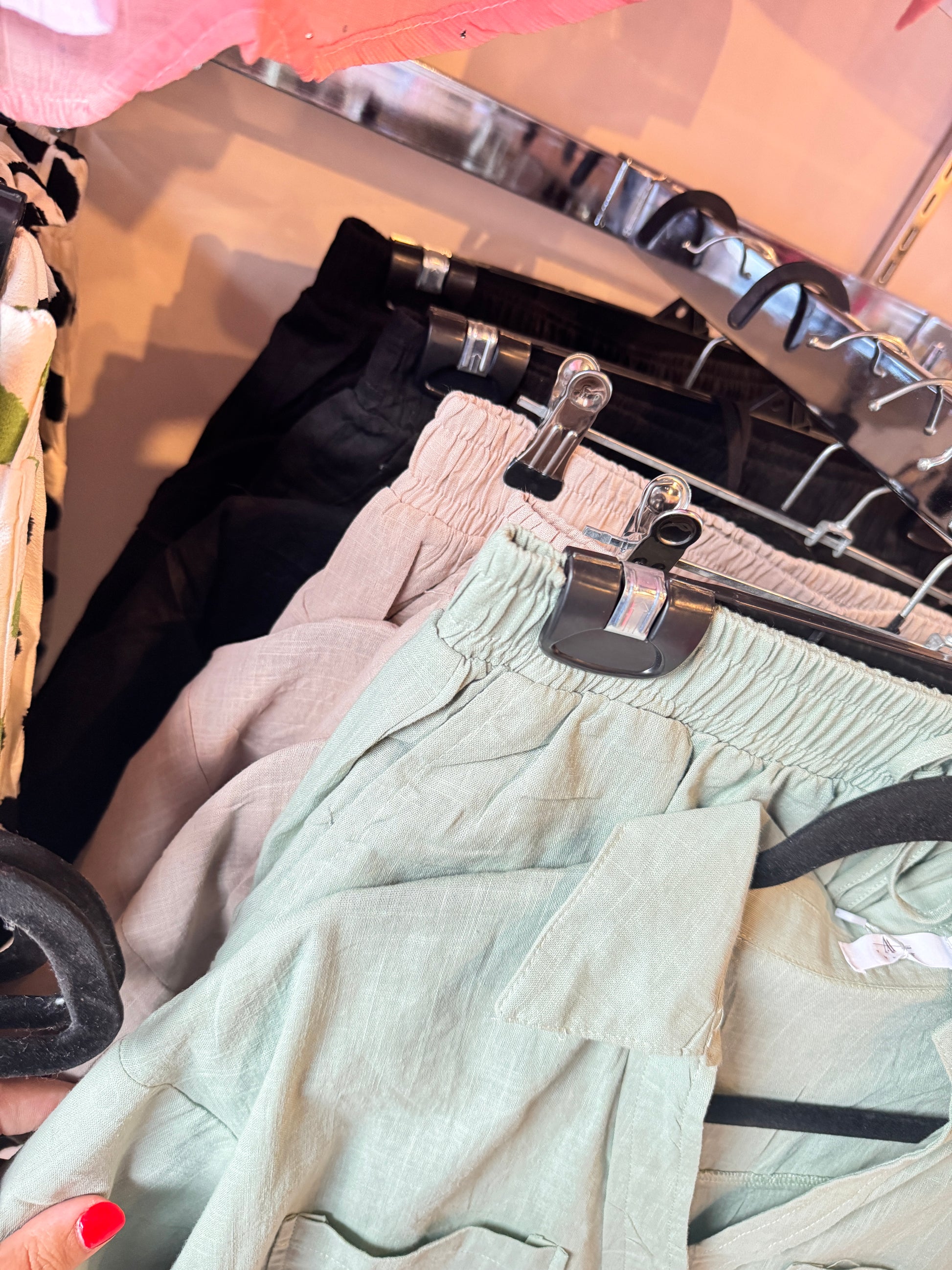 af-14 Set camisa y shorts lino